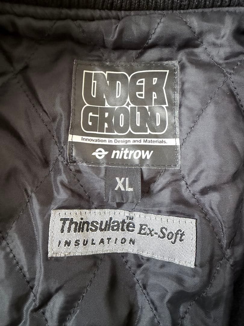 NITROW 2ndスタジャン ブラック XLサイズ