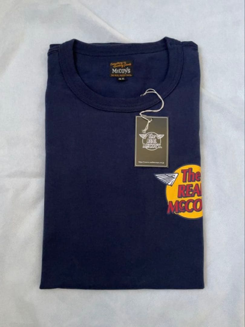 あさたろうリアルマッコイズ 長袖Tシャツ　ネイビー　XLサイズ