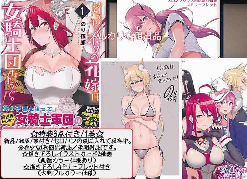 ☆特典23点付き [のり伍郎] どうやらボクの花嫁は女騎士団なようで。1-5巻