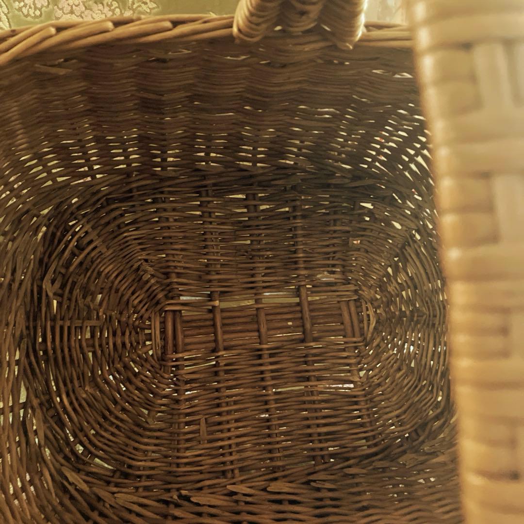 お取り置きフランスアンティークパニエ　フランスアンティークバスケット　カゴ