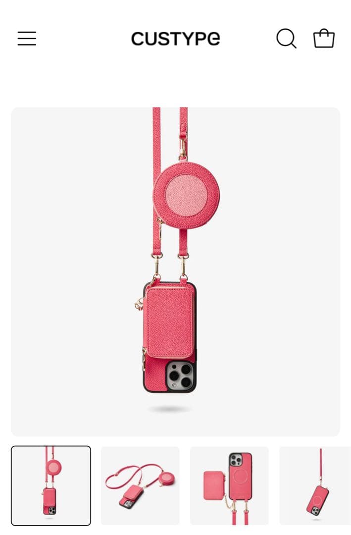 CUSTYPE iPhone15ケース