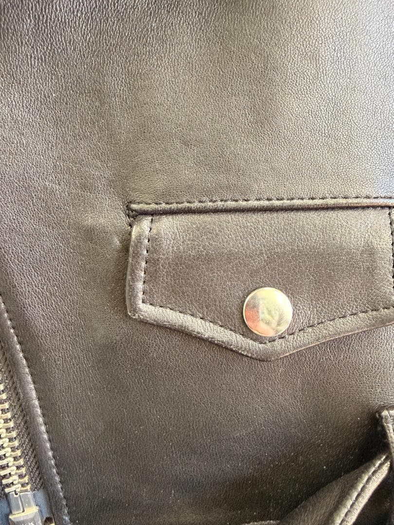 UNDERCOVER カットアウト レザーライダース UC1C1203