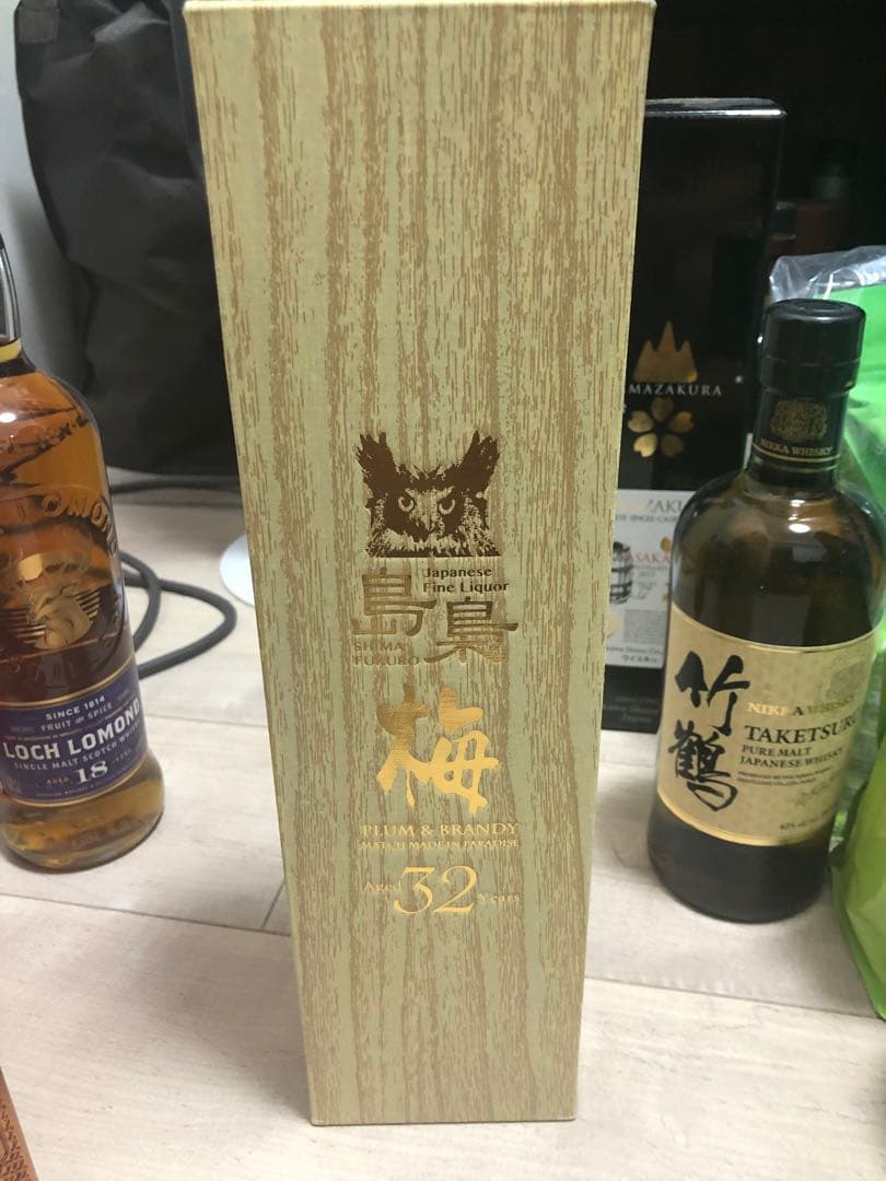 梅酒 32年 木箱入り　島梟　北海道数量限定