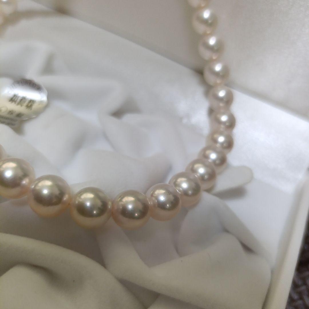 8.5から9.0 真珠科学研究所ネックレス　鑑定書付き アコヤ真珠