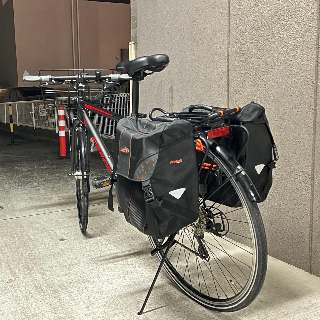 Ibera 自転車リアキャリア+サイドバッグ2個