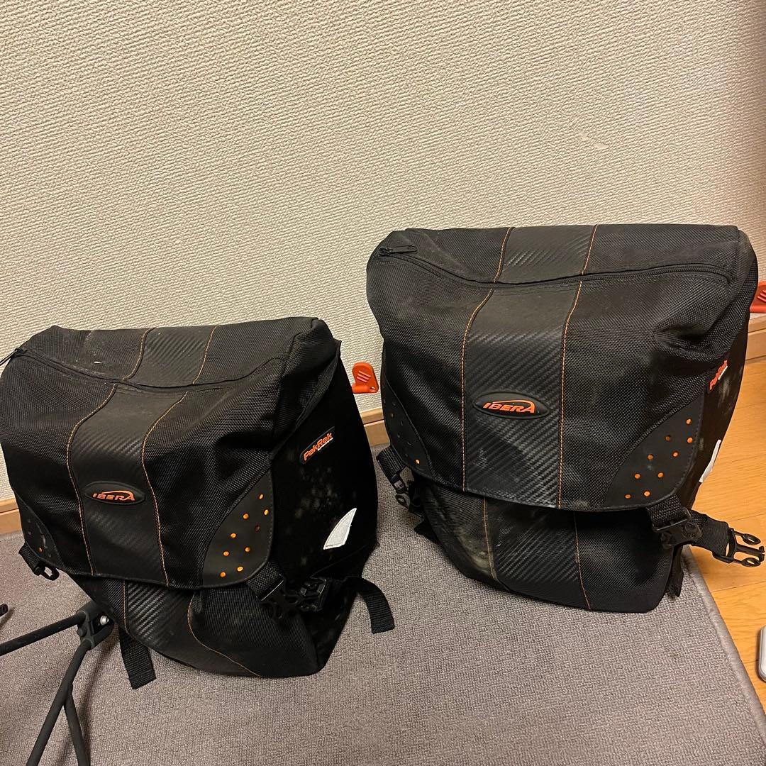 Ibera 自転車リアキャリア+サイドバッグ2個
