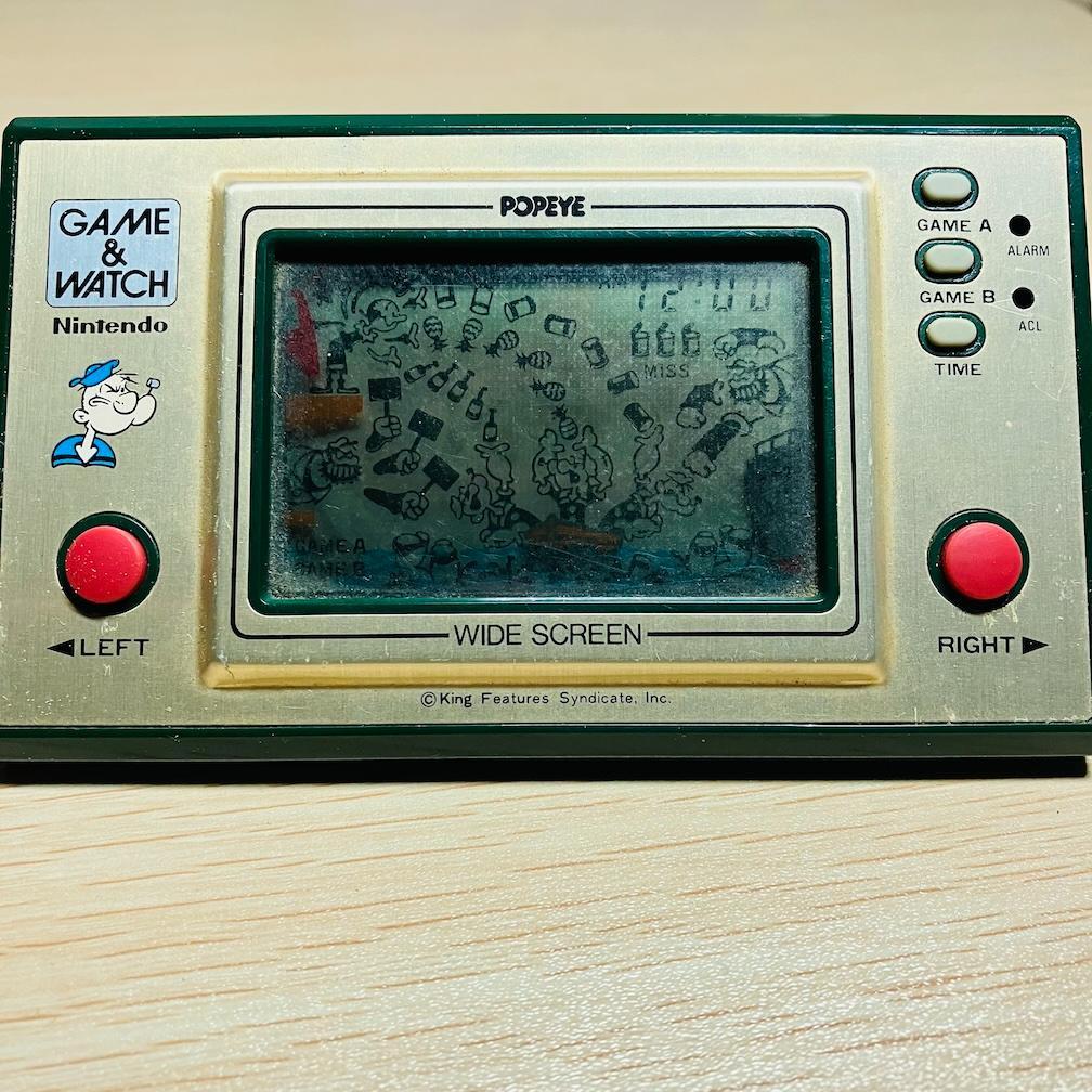 【動作確認済】GAME&WATCH POPEYE ゲームウォッチ ポパイ