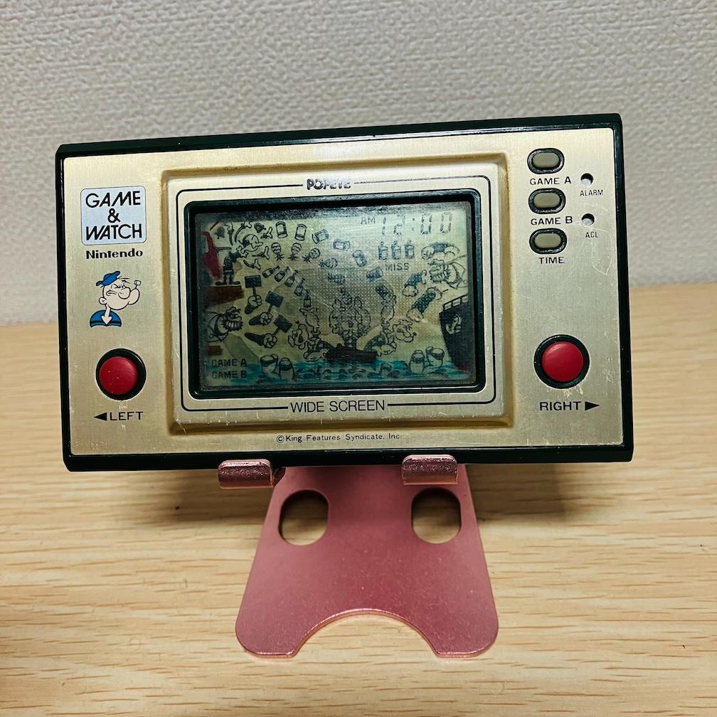 【動作確認済】GAME&WATCH POPEYE ゲームウォッチ ポパイ