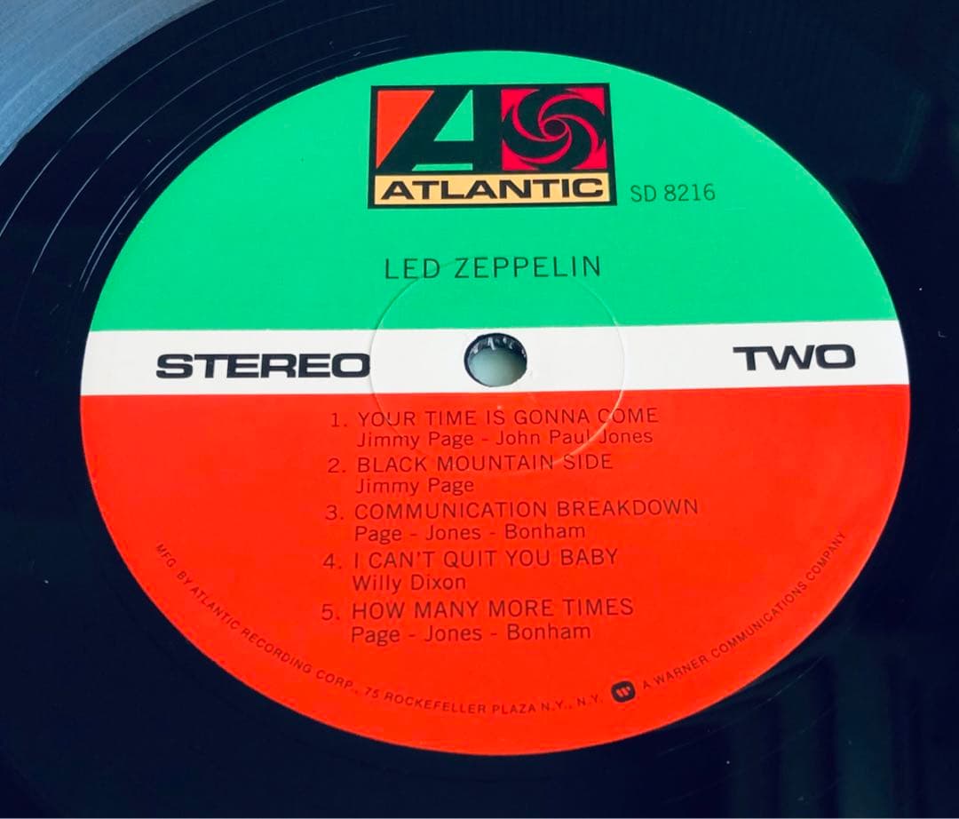 【希少クラシックレコーズ盤/USプレス】レッド・ツェッペリン　BG刻印