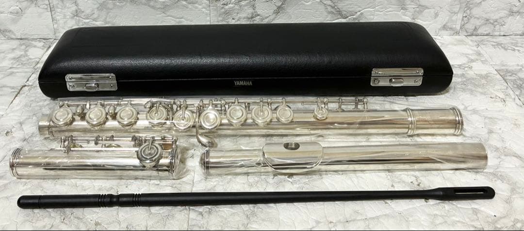 【総銀製 メンテ済】YAMAHA フルート YFL-714 プロモデル Eメカ