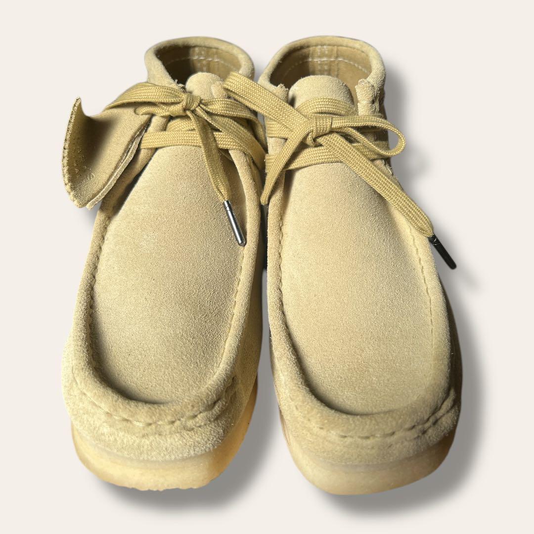 【未使用】Clarks クラークス　ワラビー　メープルスウェード　 24