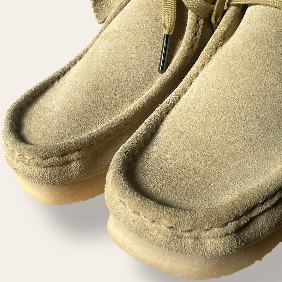 【未使用】Clarks クラークス　ワラビー　メープルスウェード　 24