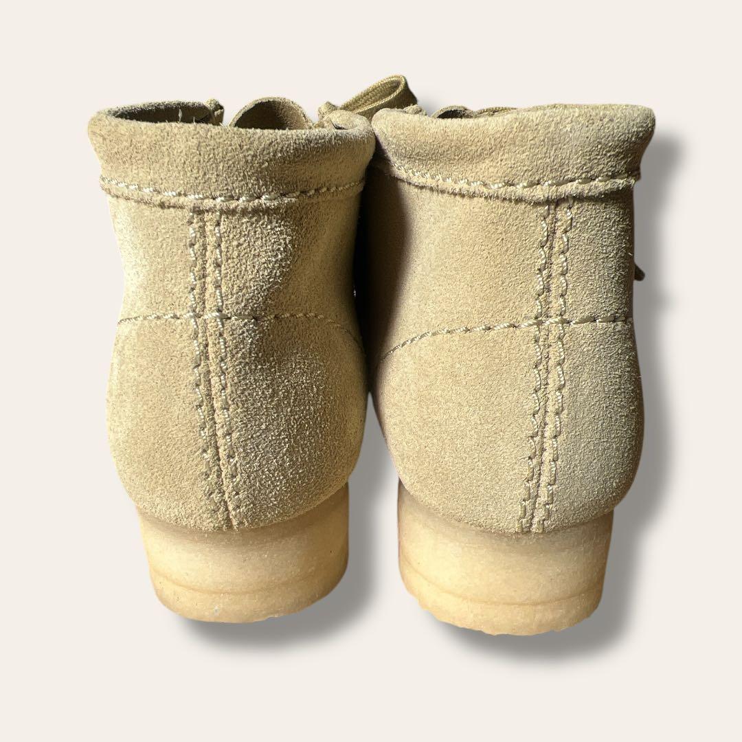 【未使用】Clarks クラークス　ワラビー　メープルスウェード　 24
