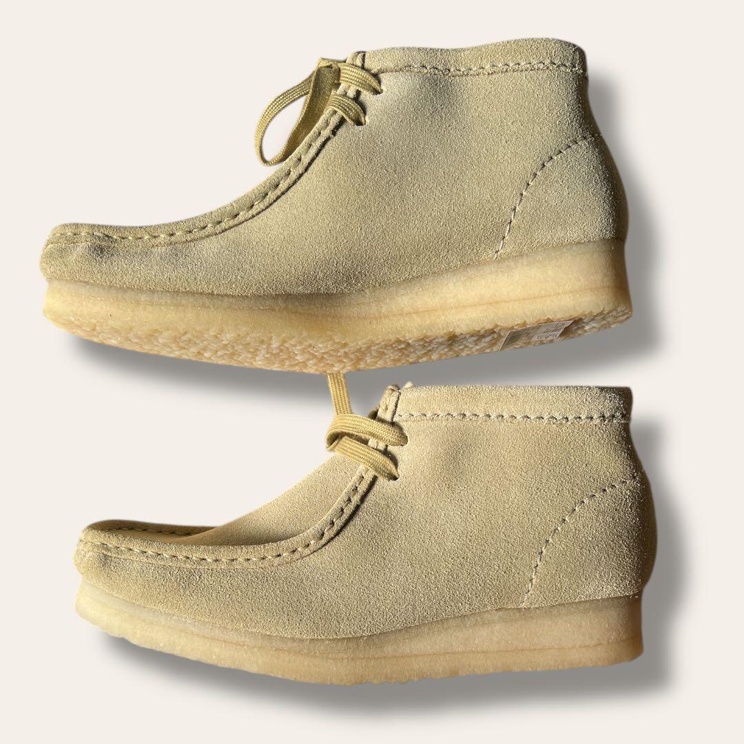 【未使用】Clarks クラークス　ワラビー　メープルスウェード　 24