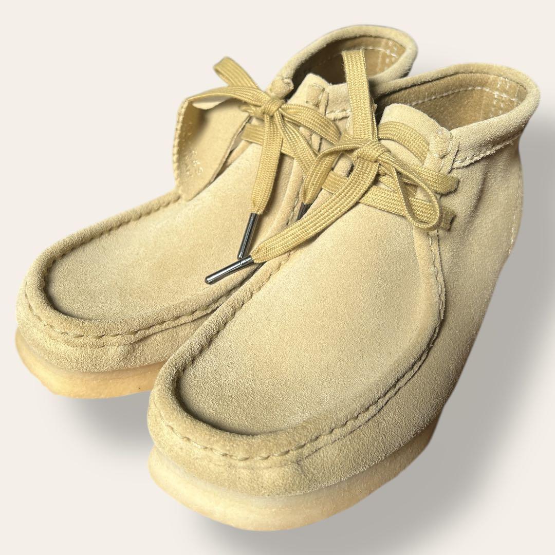 【未使用】Clarks クラークス　ワラビー　メープルスウェード　 24