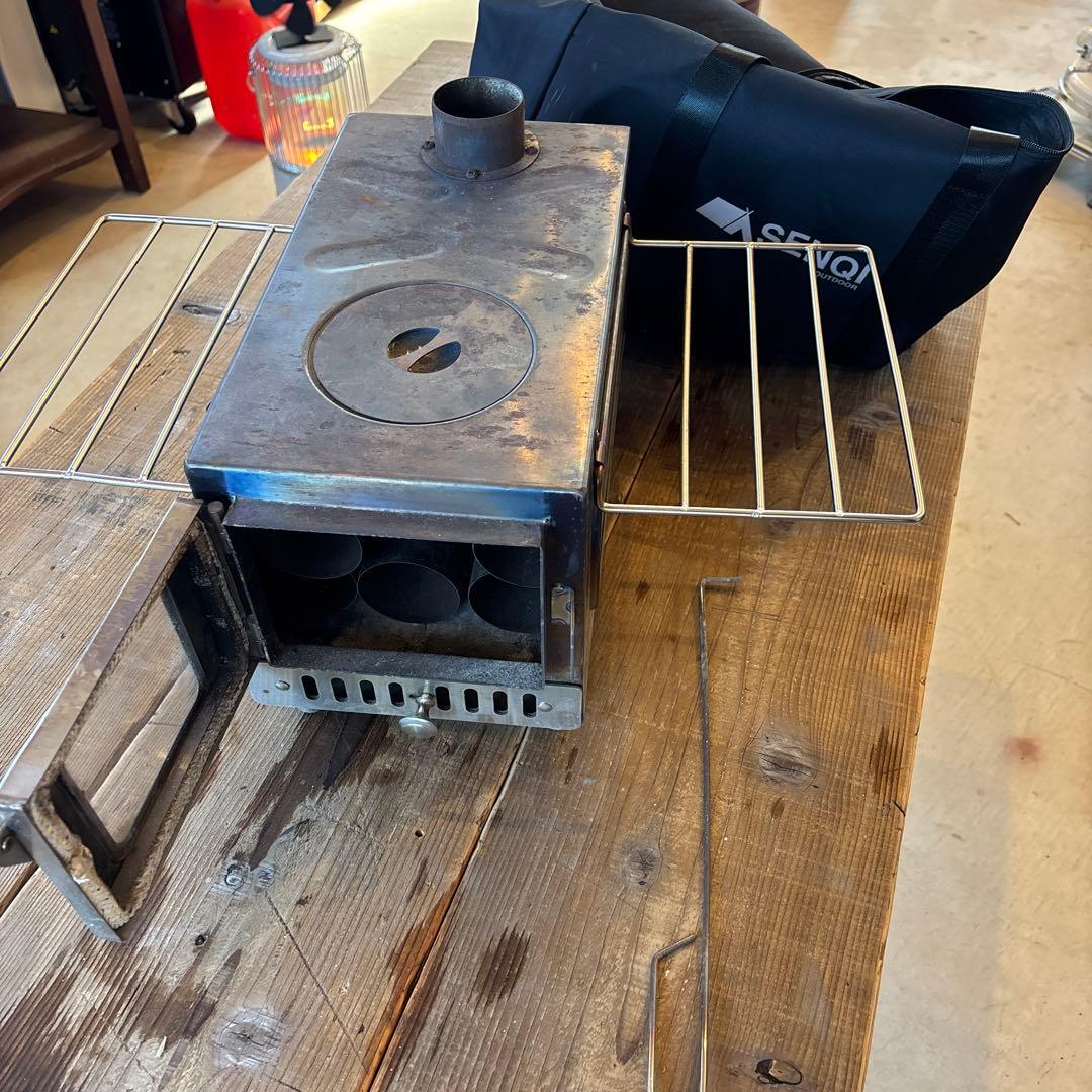 コンパクト スチール製 薪ストーブ