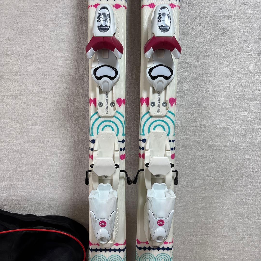 女の子　ジュニア　子供　スキーセット　ロシニョール　140cm24-24.5cm