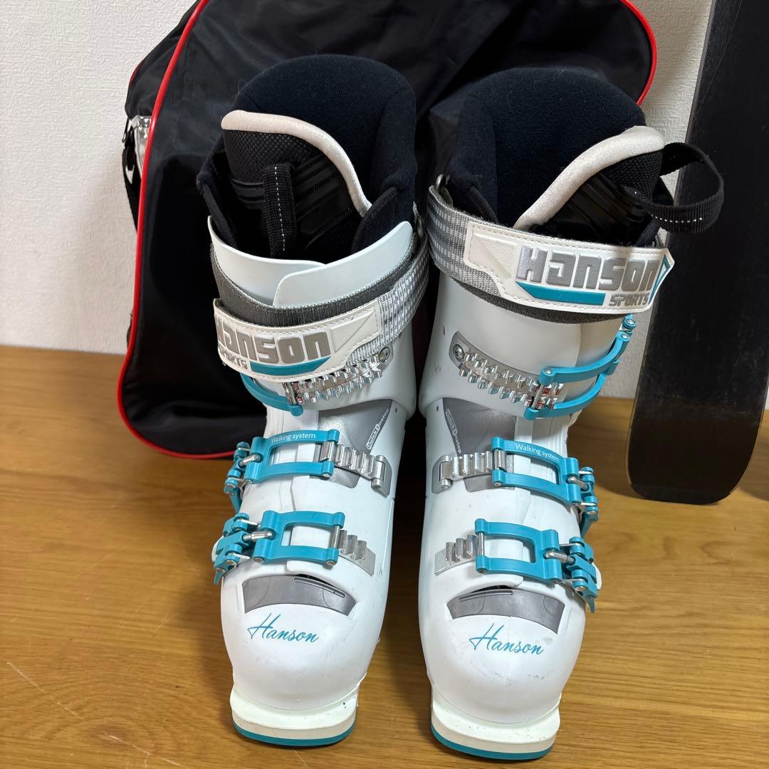 女の子　ジュニア　子供　スキーセット　ロシニョール　140cm24-24.5cm