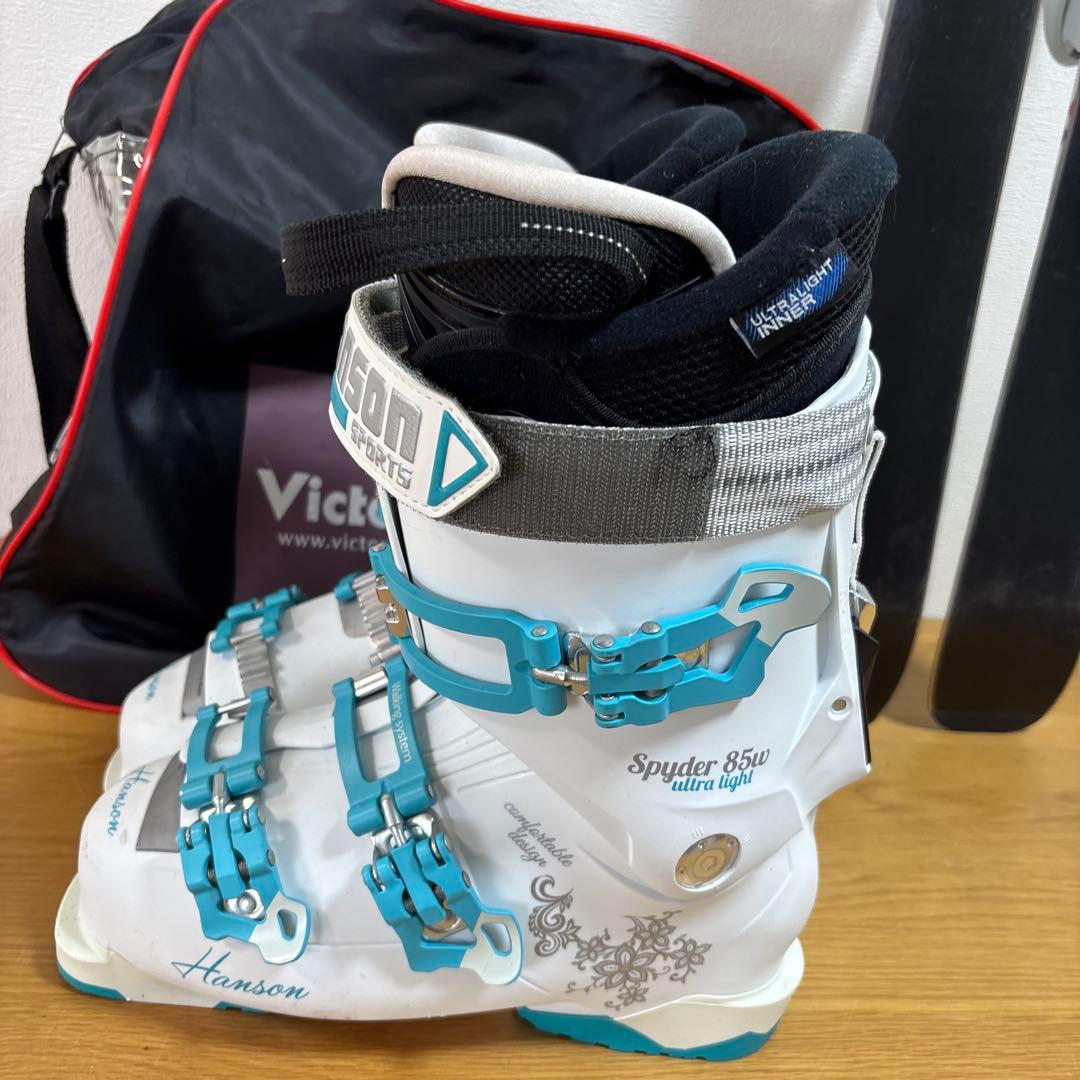 女の子　ジュニア　子供　スキーセット　ロシニョール　140cm24-24.5cm