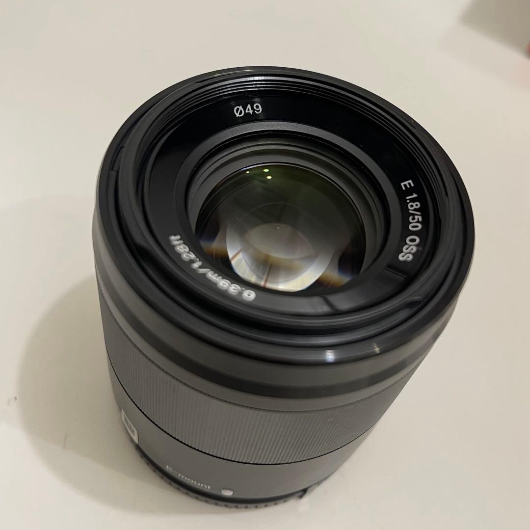 SONY E 50mm F1.8 SEL50F18 単焦点 美品 フィルター付