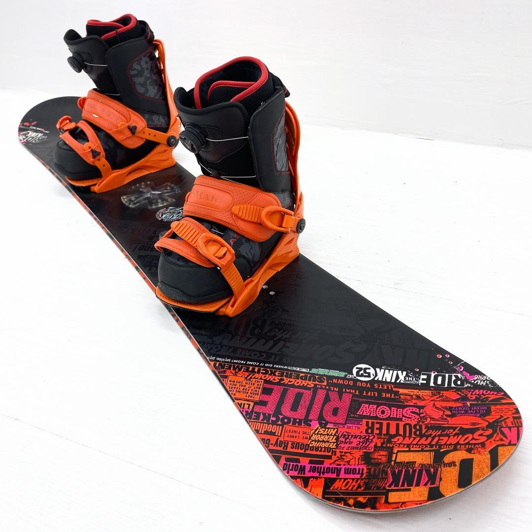 RIDE KINK ライド スノーボードセット 152cm 25.5-26cm