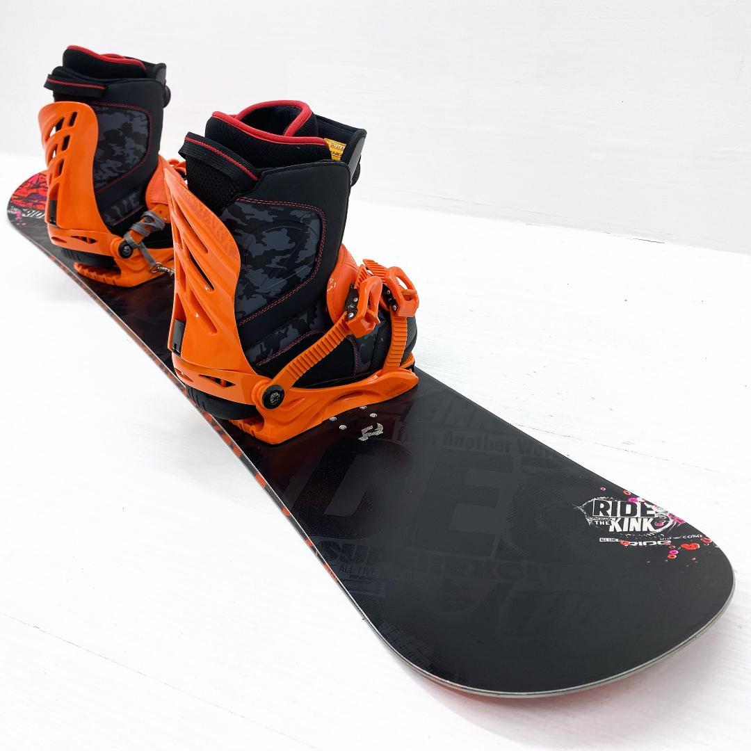 RIDE KINK ライド スノーボードセット 152cm 25.5-26cm