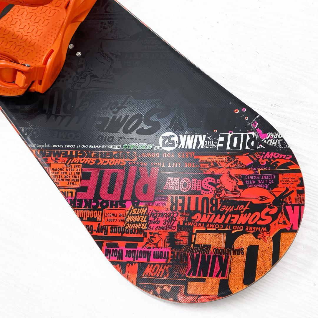 RIDE KINK ライド スノーボードセット 152cm 25.5-26cm