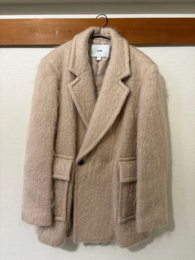 hyke モヘアコート　ジャケット