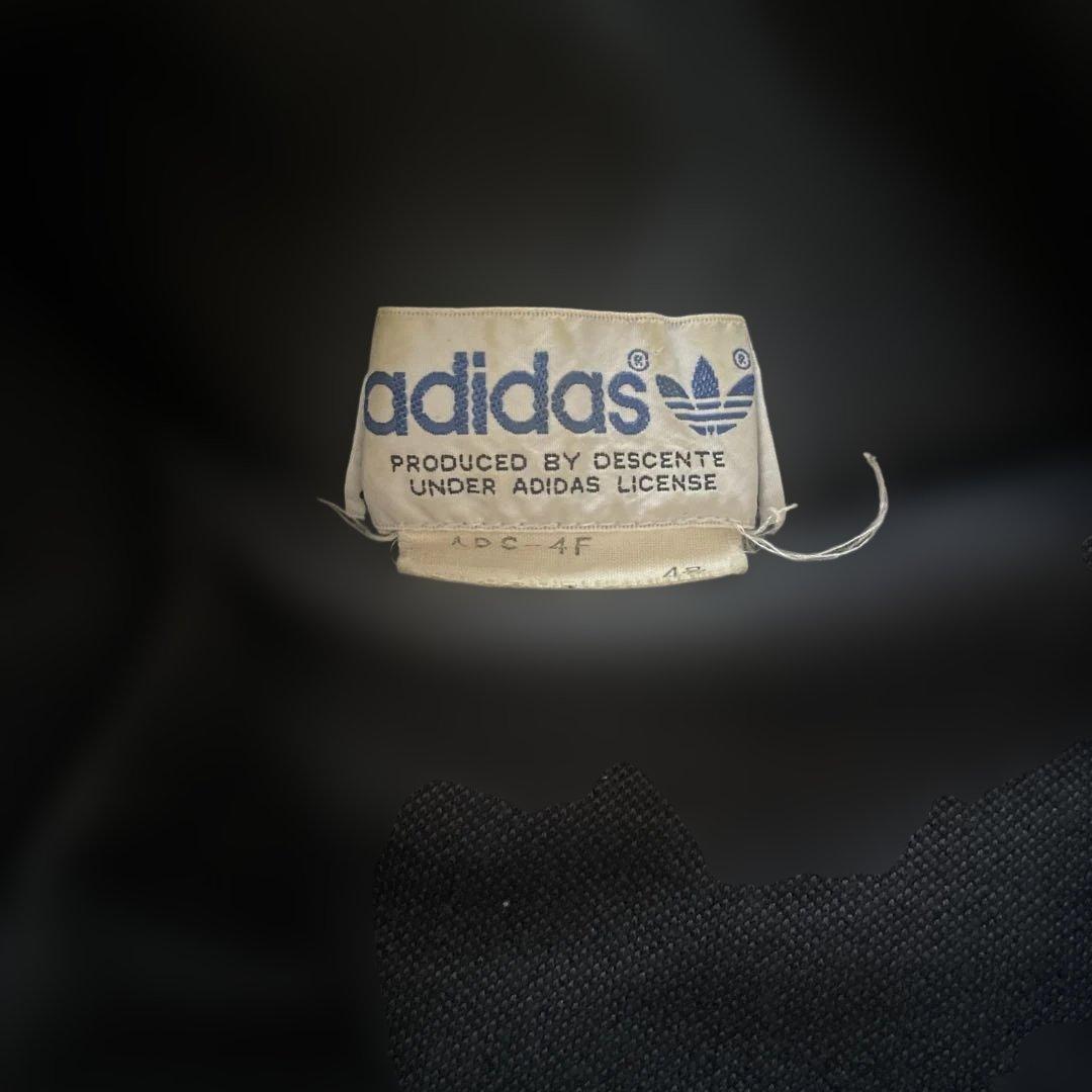 あ*こ様 adidasトラックジャケット 70s デサント前期　黒　L