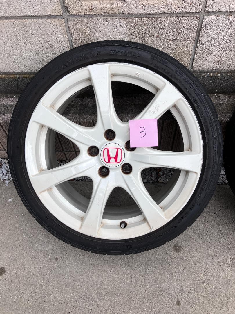 ホンダ シビックtypeR　FD2純正ホイールタイヤ付き 4本セット　送料込み