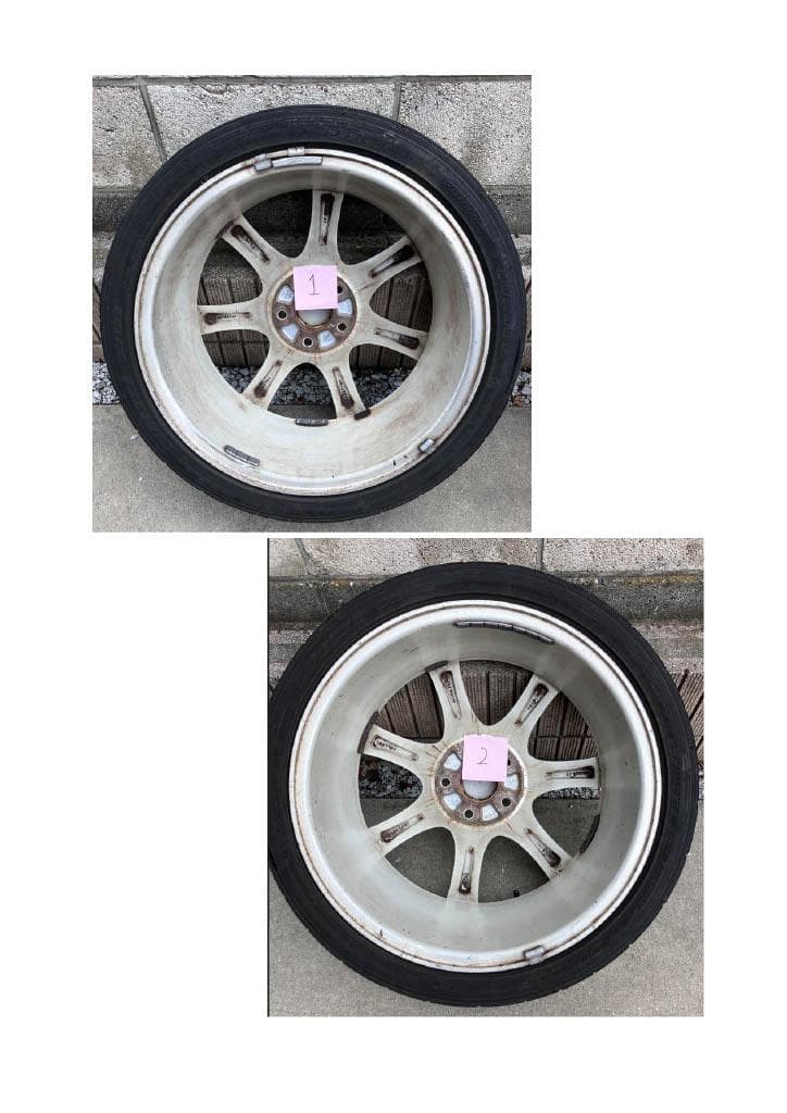 ホンダ シビックtypeR　FD2純正ホイールタイヤ付き 4本セット　送料込み