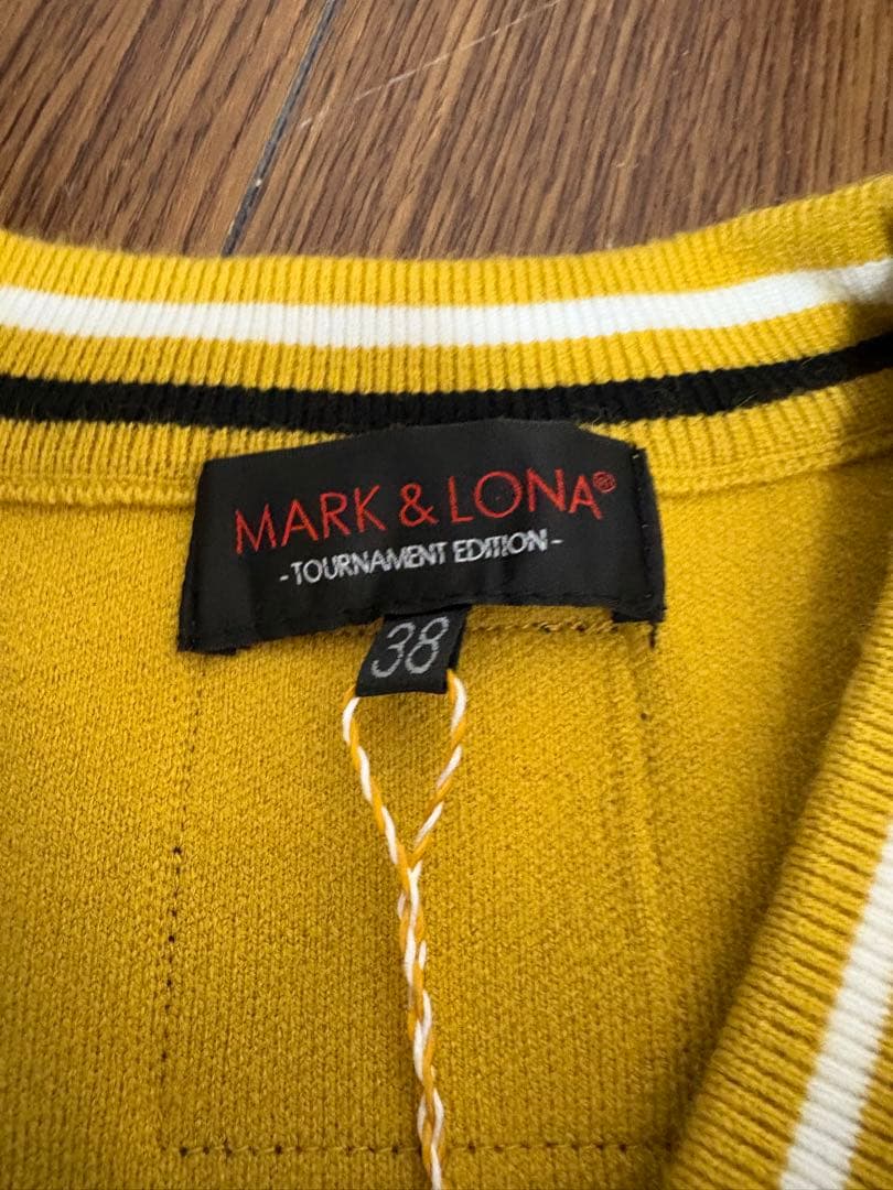 MARK&LONA イエロー カーディガン