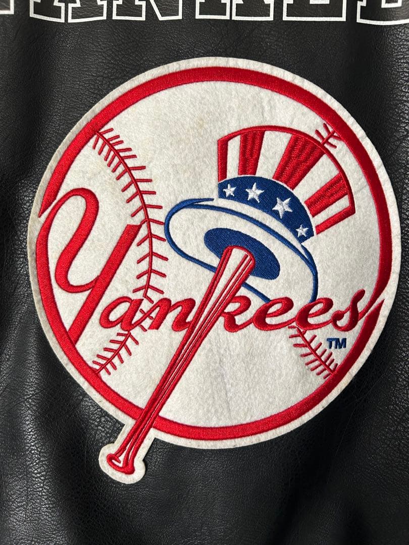 MLB ニューヨークヤンキース　スタジャン ブラック　マジェスティック