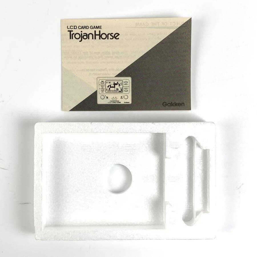 学研 トロイの木馬 Trojan Horse LCDゲーム 携帯型 未使用品