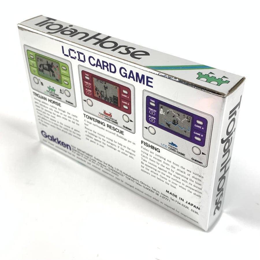 学研 トロイの木馬 Trojan Horse LCDゲーム 携帯型 未使用品