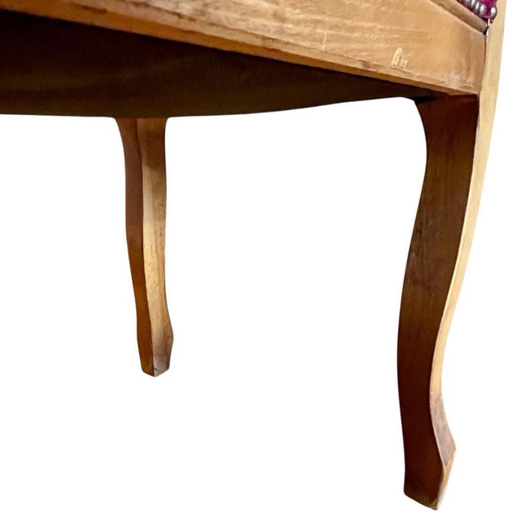 【アンティーク/希少】イタリア製 テレフォンベンチ ロココ調 猫脚 大理石