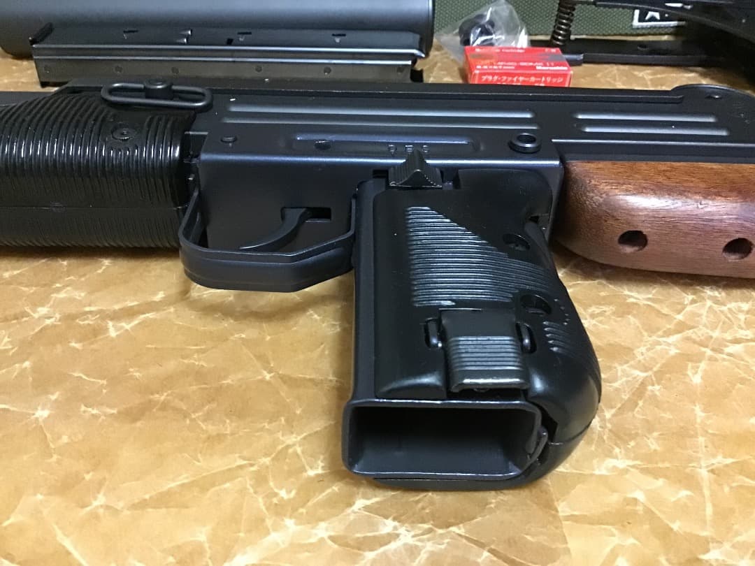 s*5様 SMG合法 マルシン工業 未発火美品 UZI 金属モデルガン ウッドス