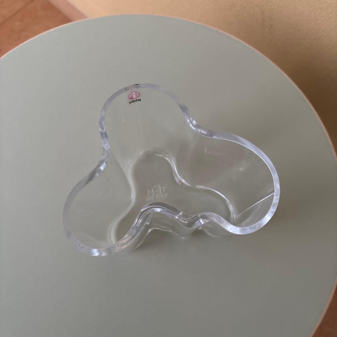 【未使用】イッタラ アアルトフラワーベース クリア95mm花瓶