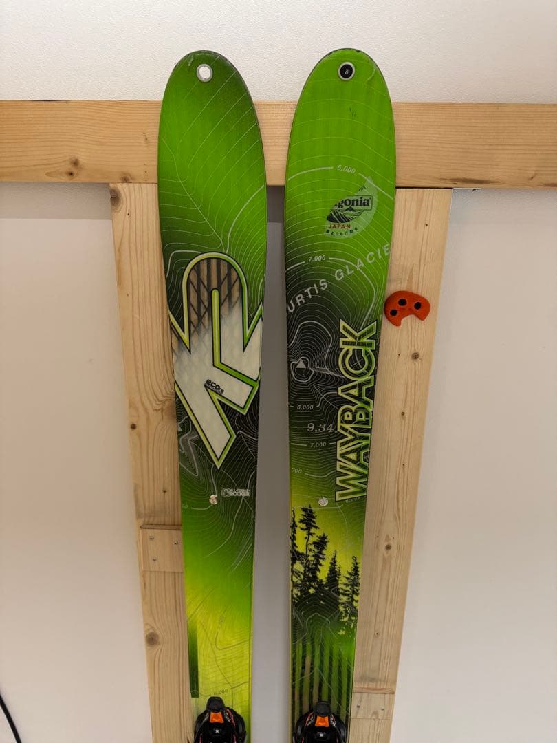 バックカントリースキー板、ビンディング、シール、スキーアイゼンセット