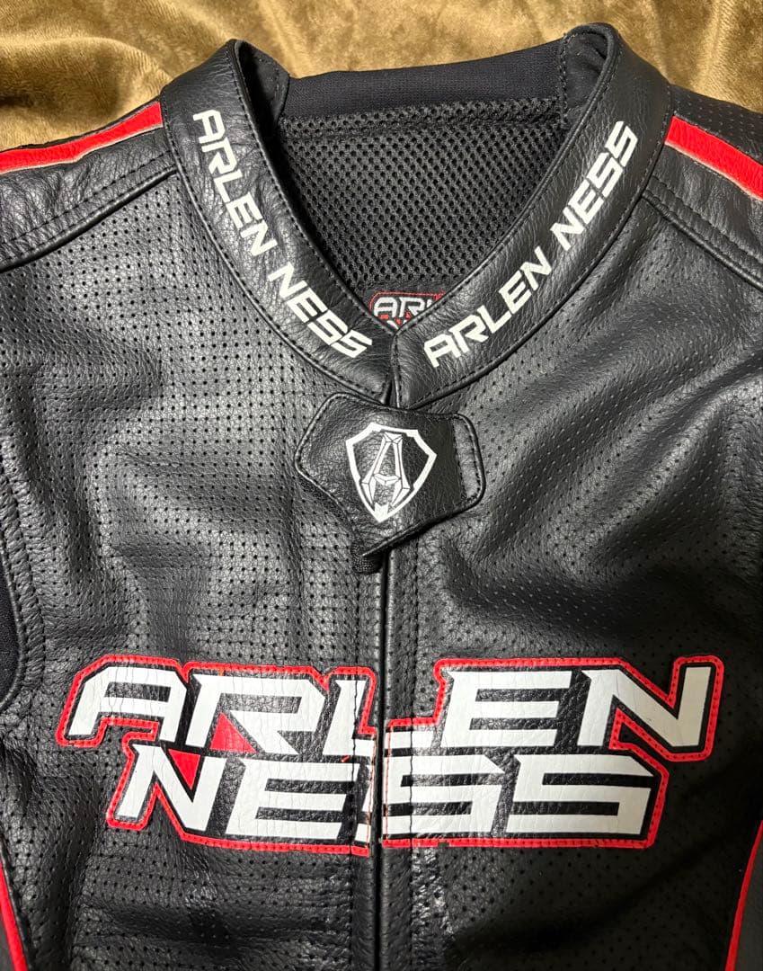 ARLEN NESS革ツナギ アレンネス レーシングスーツ54 パンチングレザー
