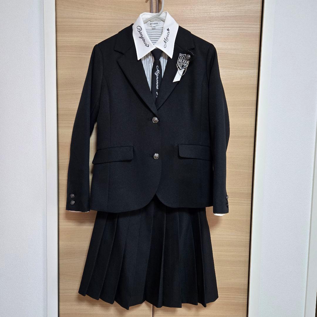 卒服　卒業式　スーツ　ネクタイ　スカート　ブラウス　アリサナ　160 165