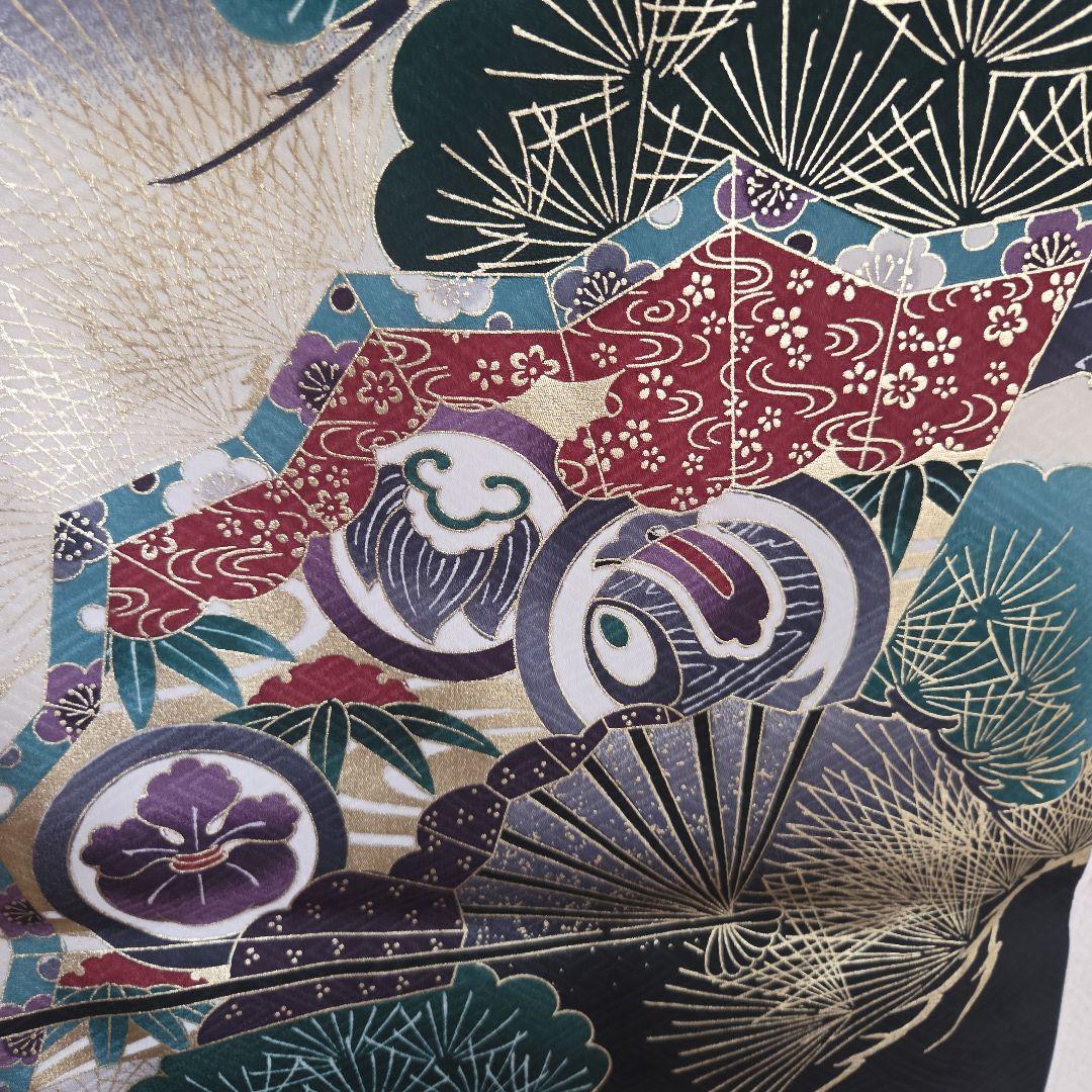 み　　No35. 正絹　男の子お祝い着物　産着長襦袢付き　七五三