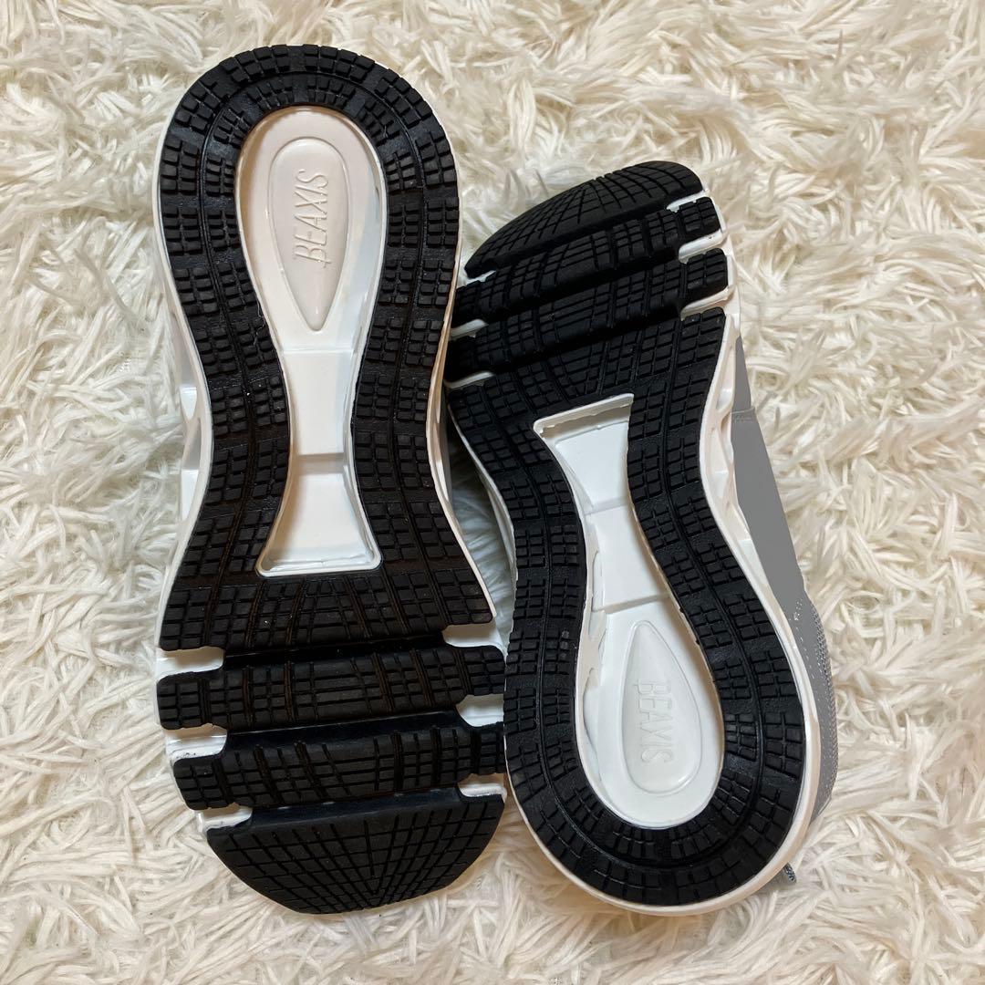 【美品】BEAXIS バランスコアスニーカー3 ダイエットシューズ　グレー
