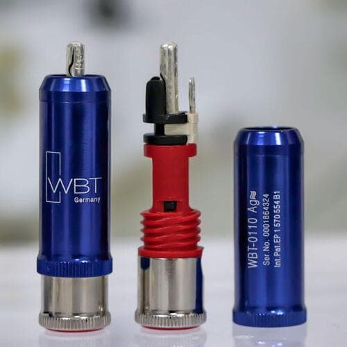 WBT-0110Ag RCAコネクター 端子は銀製　素晴らしくいい音がします。