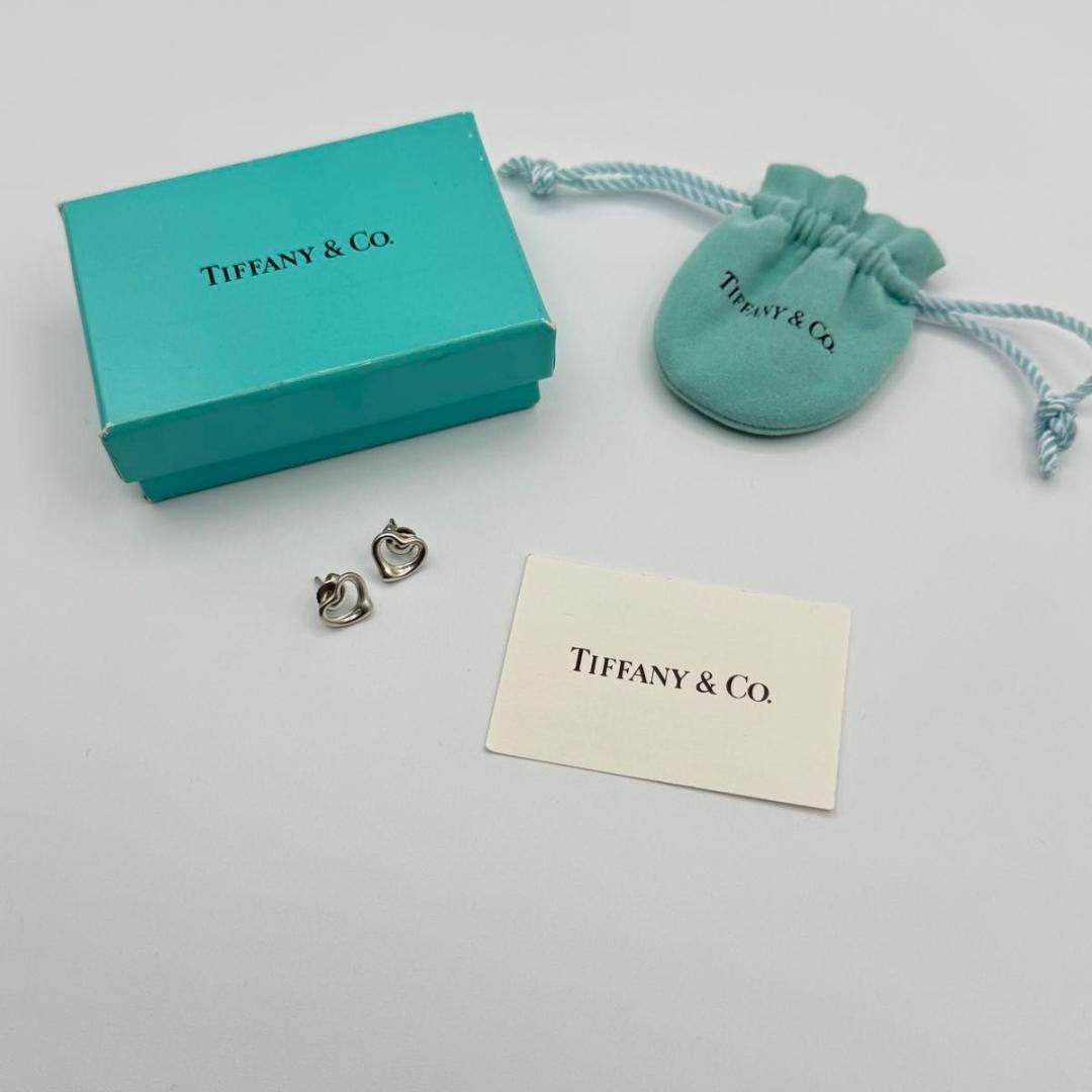 TIFFANY ティファニー　オープンハート ピアス シルバー　925