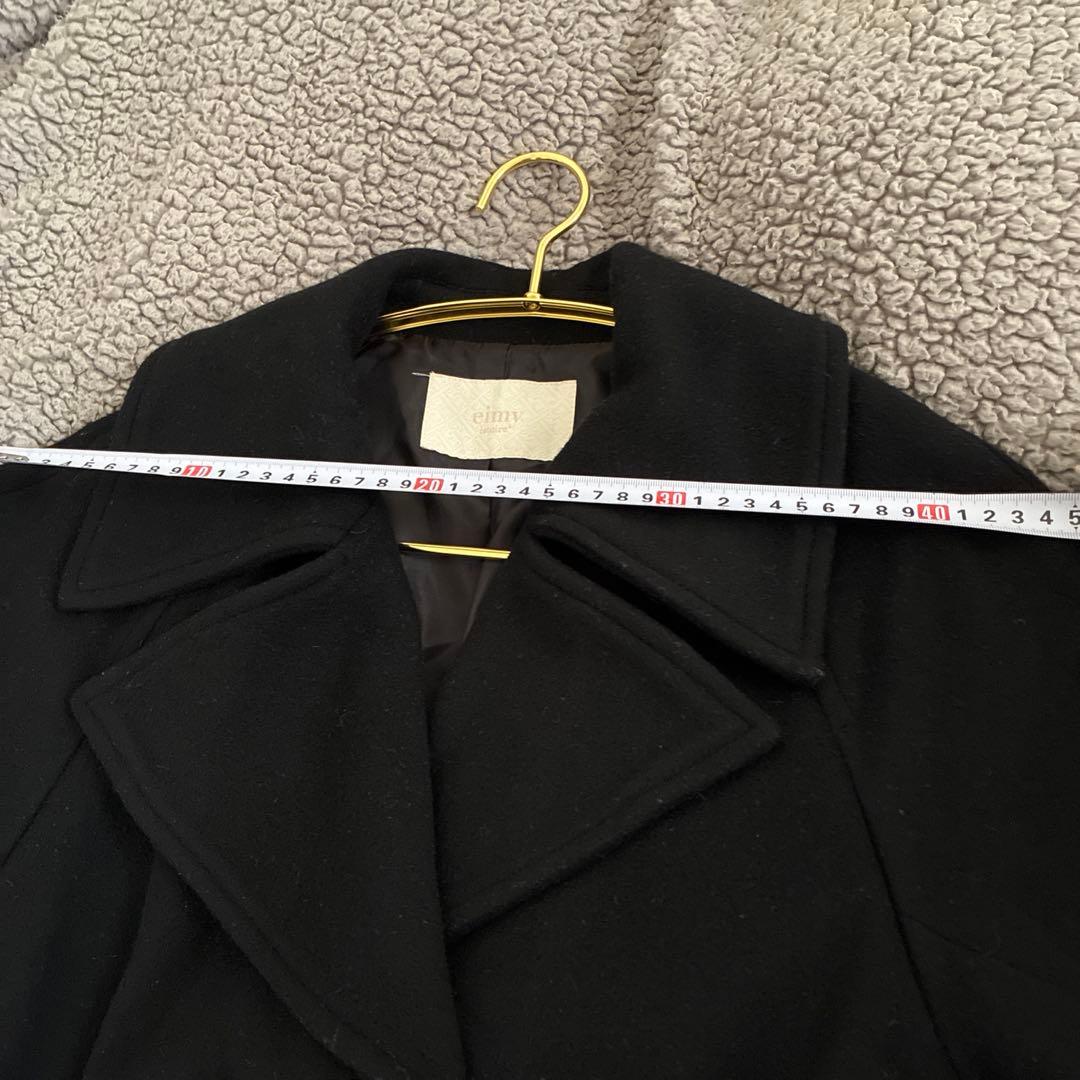 【美品】eimy istoire ロングウールコート　エイミーエストワール