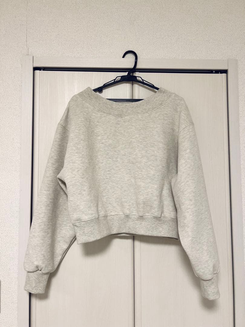 maison celon オフショルダースウェット アイボリー　メゾンセロン