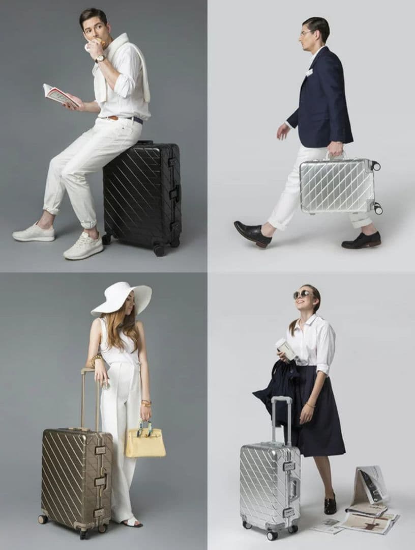 Macadamia 高級アルミスーツケース 【機内持ち込み】