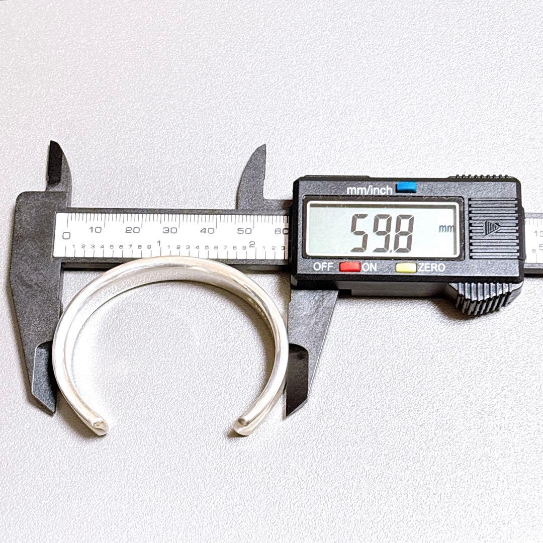 【美品】ティファニー ナローカフ ワイドバングル ブレスレット SV925
