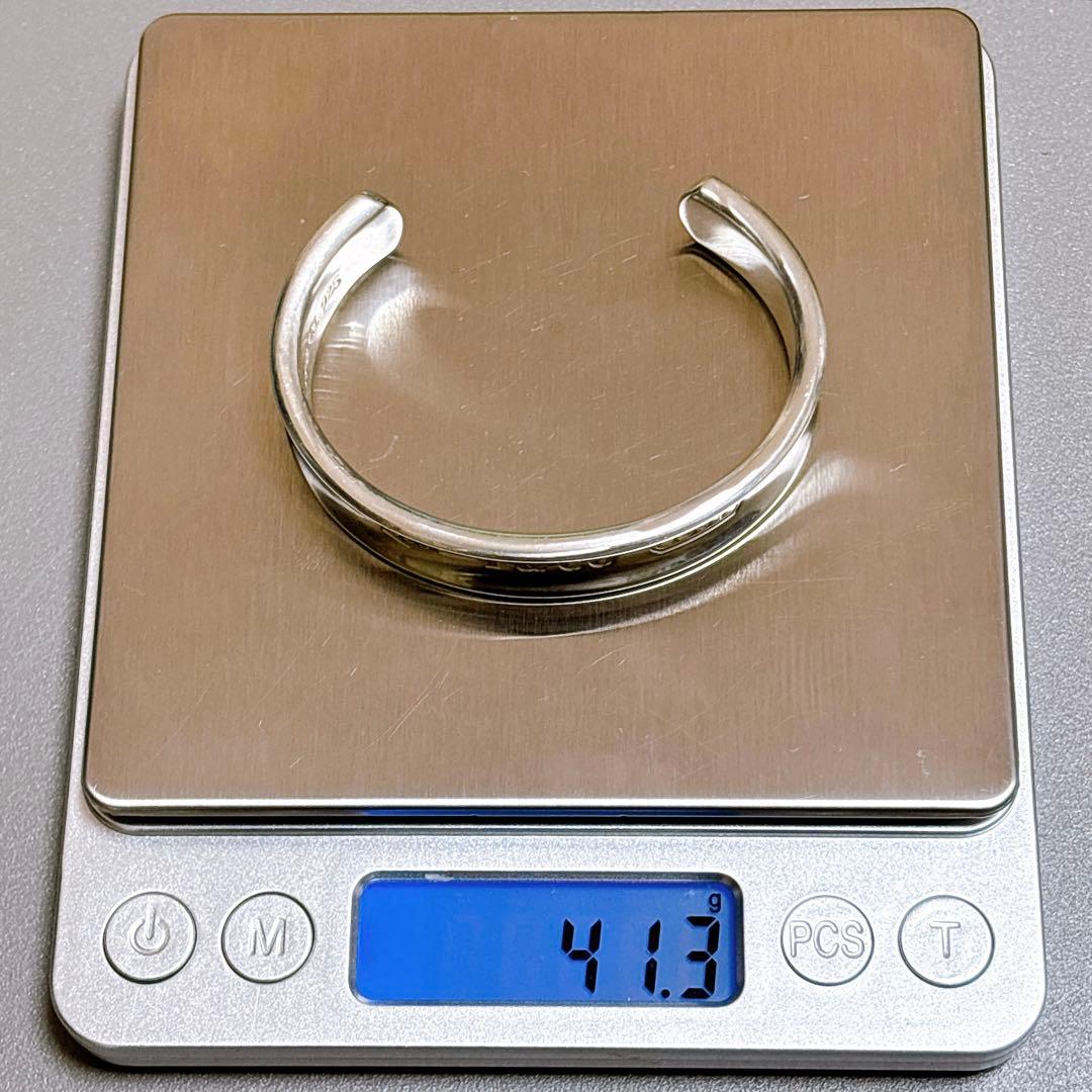 【美品】ティファニー ナローカフ ワイドバングル ブレスレット SV925